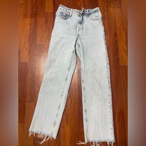ZARA high waisted boyfriend jeans